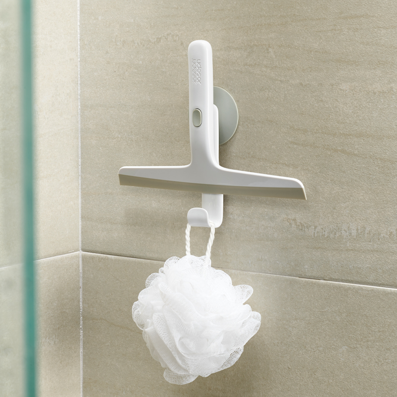  อุปกรณ์เช็ดกระจกพร้อมที่แขวน Joseph Joseph รุ่น EasyStore สีเทา N70560_2